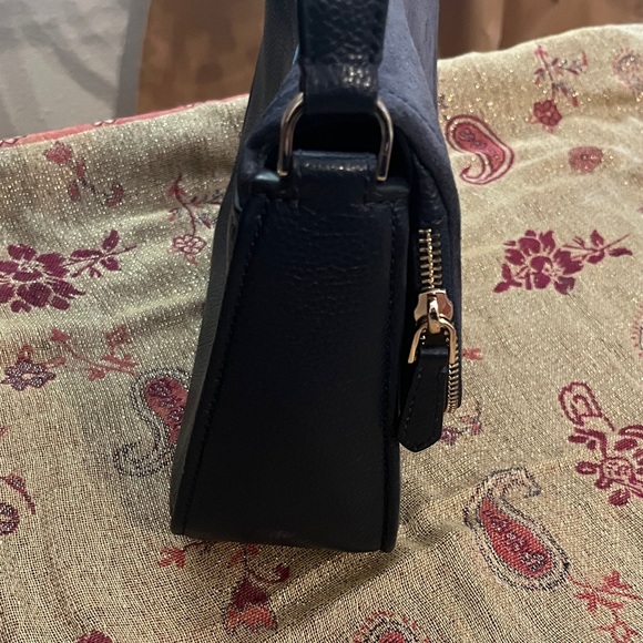 Kate Spade suede and leather Midnight deep Blue Crossbody Bag - Picture 9 of 15